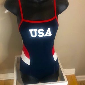 Team USA sporti one piece suit size 28